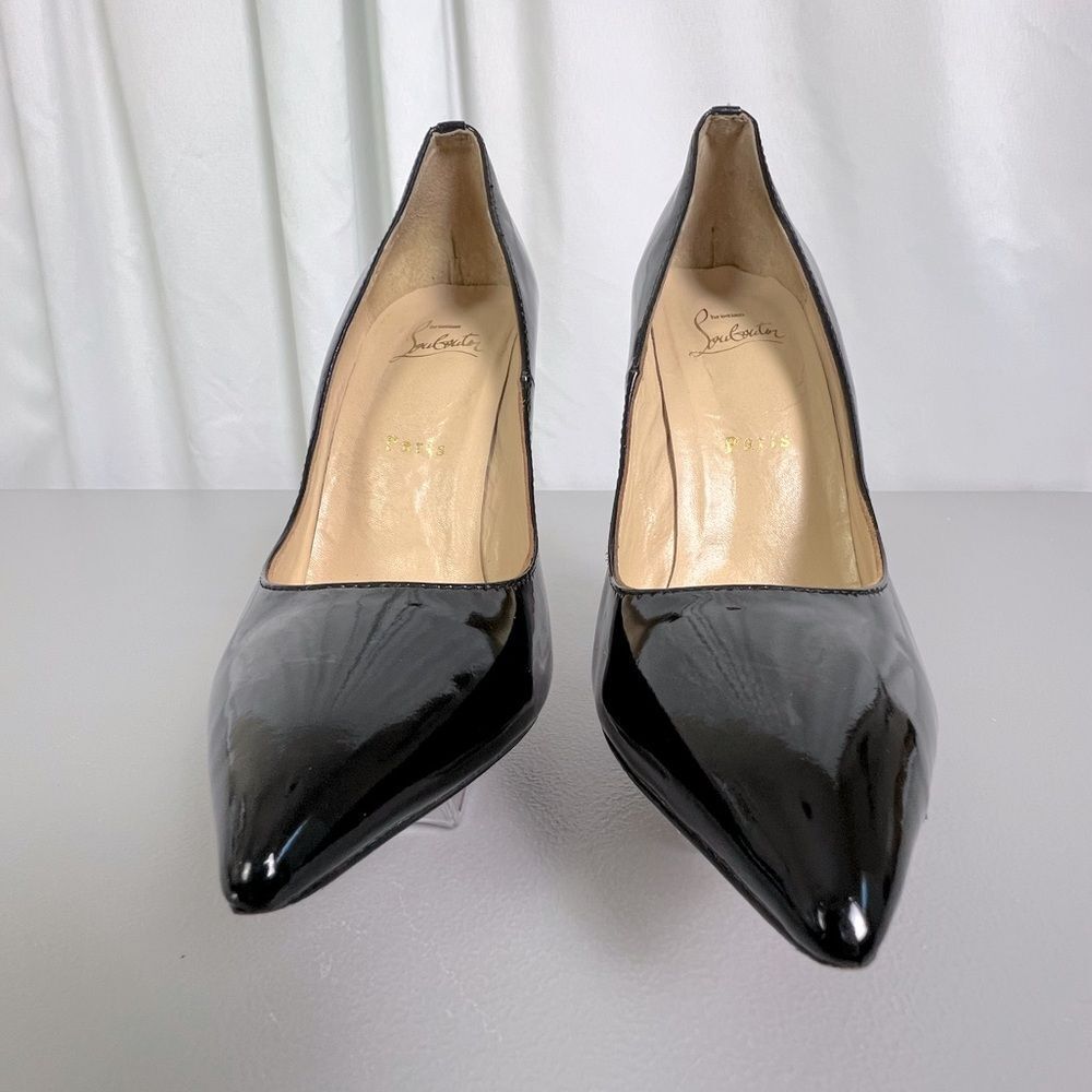 CHRISTIAN LOUBOUTIN SO KATE WOMENS BLACK STILETTOS SIZE 40 (10) - Picture 5 of 15